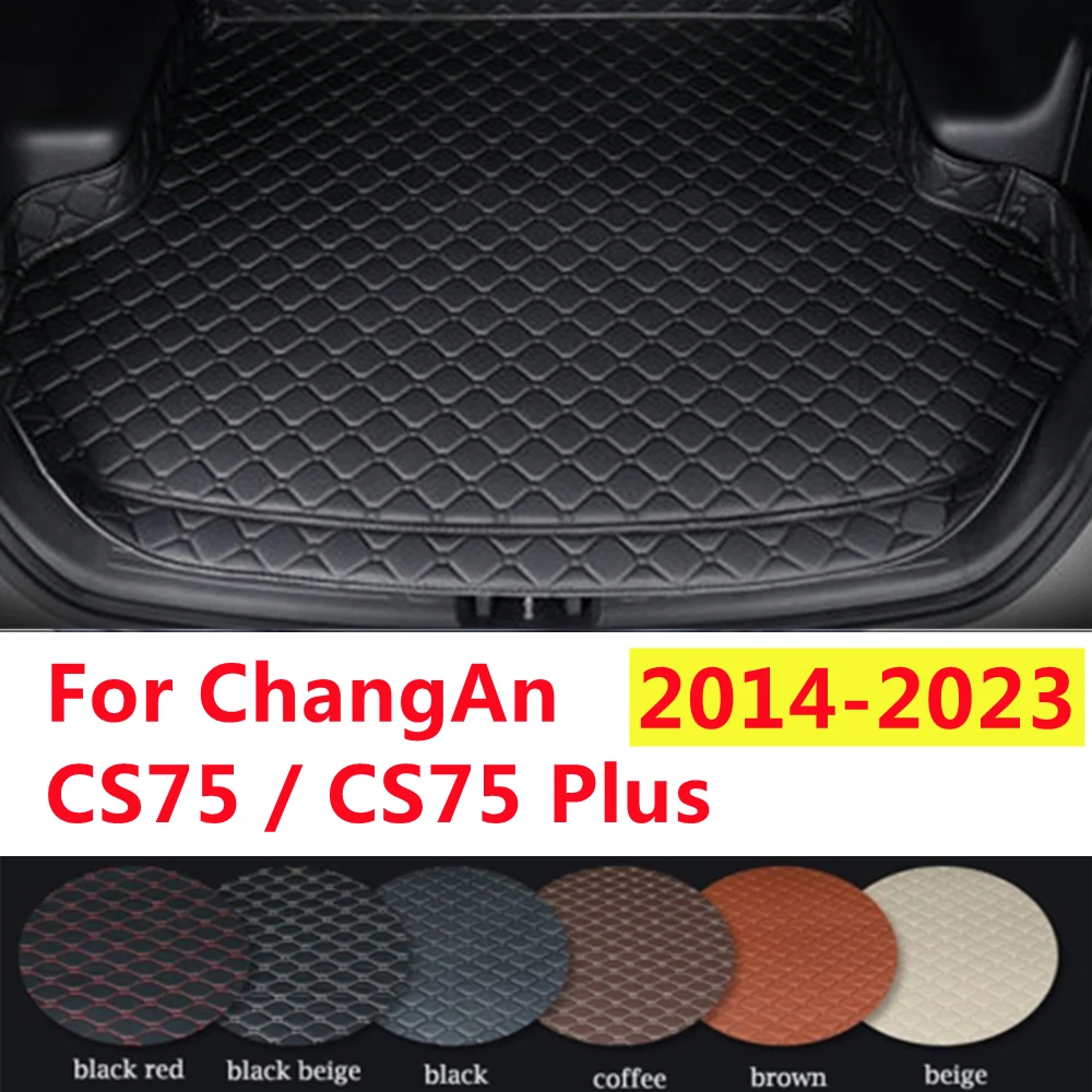 

SJ High Side Custom Fit For ChangAn CS75PLUS CS75 14-23 All Weather Waterproof Car Trunk Mat AUTO Rear Cargo Liner Cover Carpet