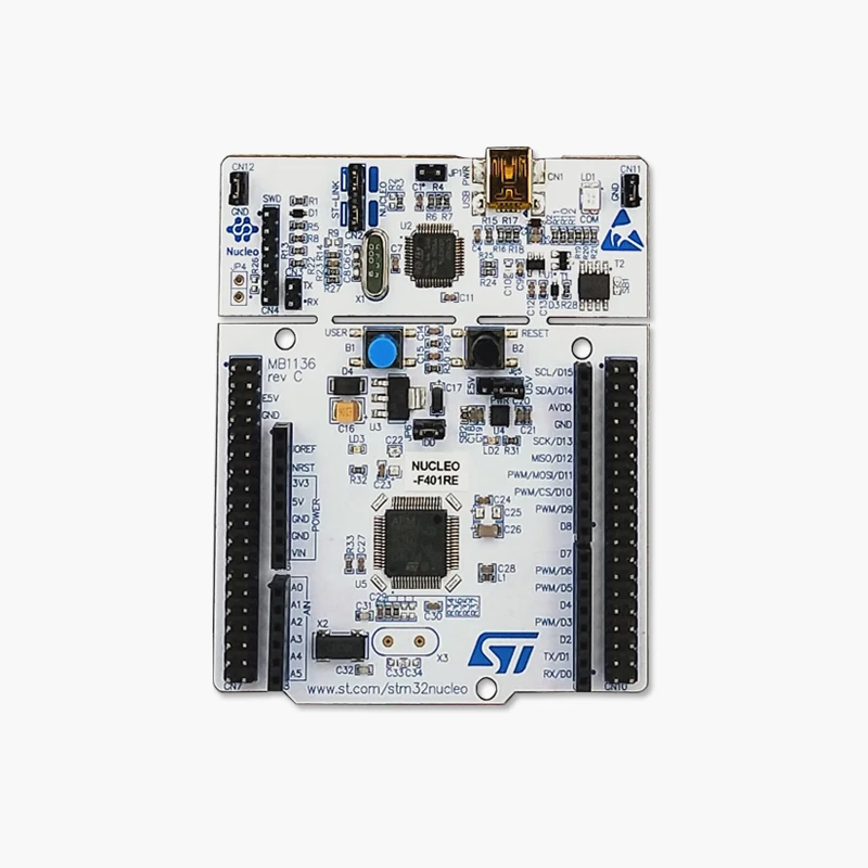 Плата разработки NUCLEO-F401RE для серии STM32 F4 — с MCU STM32F401RE