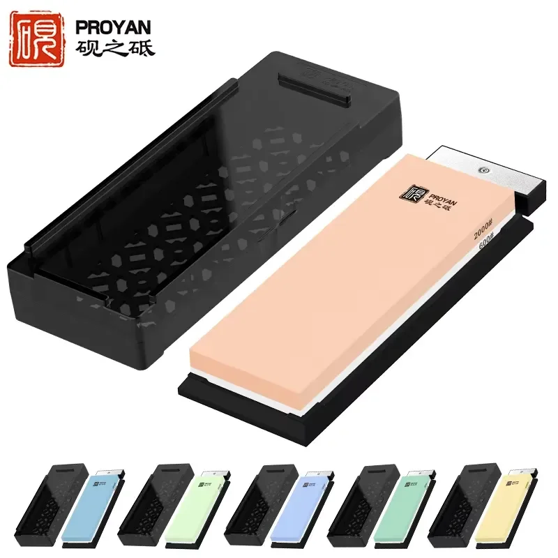 Фото Профессиональный точильный камень PROYAN 240-10000 #   Точильный камень с коробкой для хранения, алмазная точилка для кухонных ножей, инструмент для заточки №2