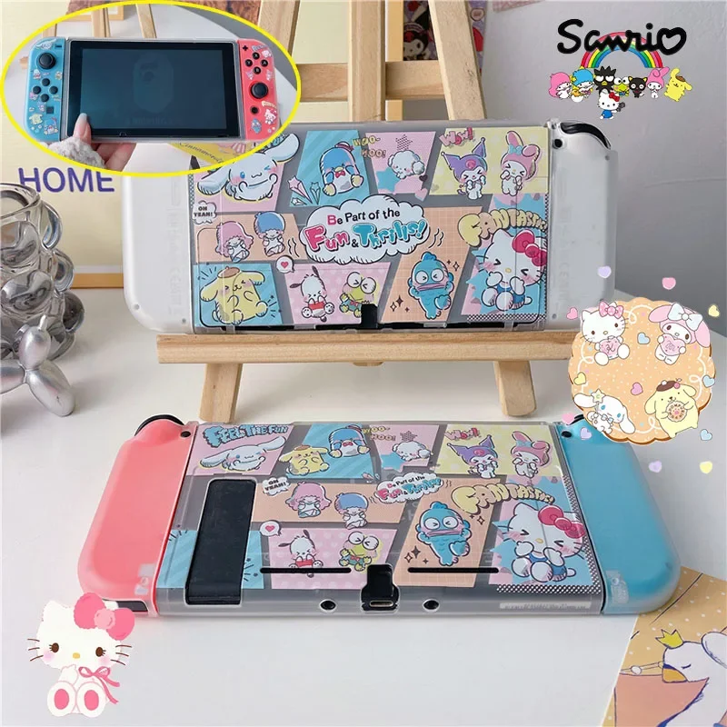 Оригинальный мультяшный чехол для Nintendo Switch Split NS Oled