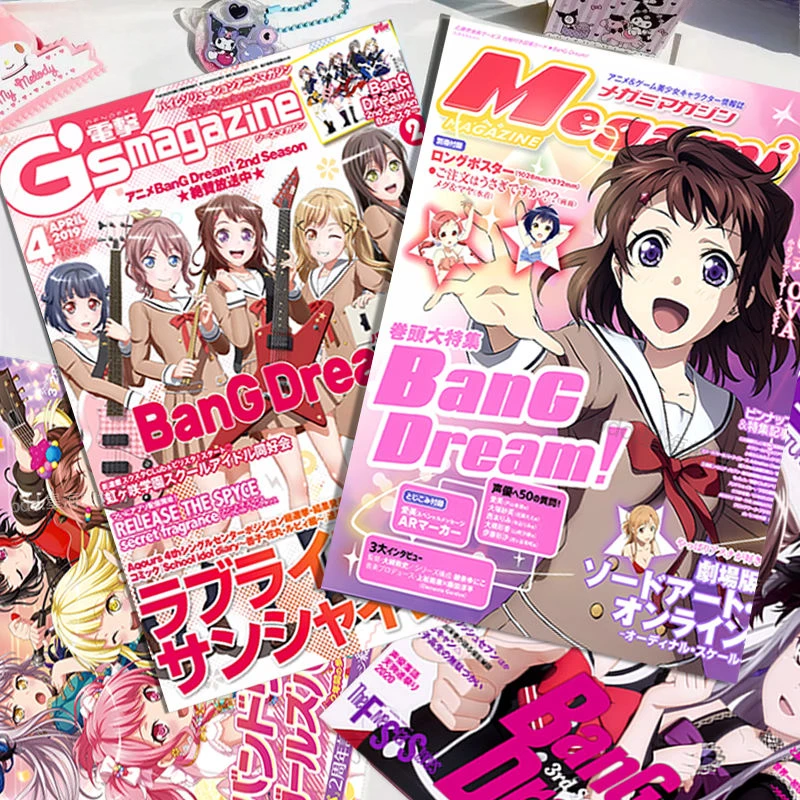 Набор стикеров MINISO BanG Dream!