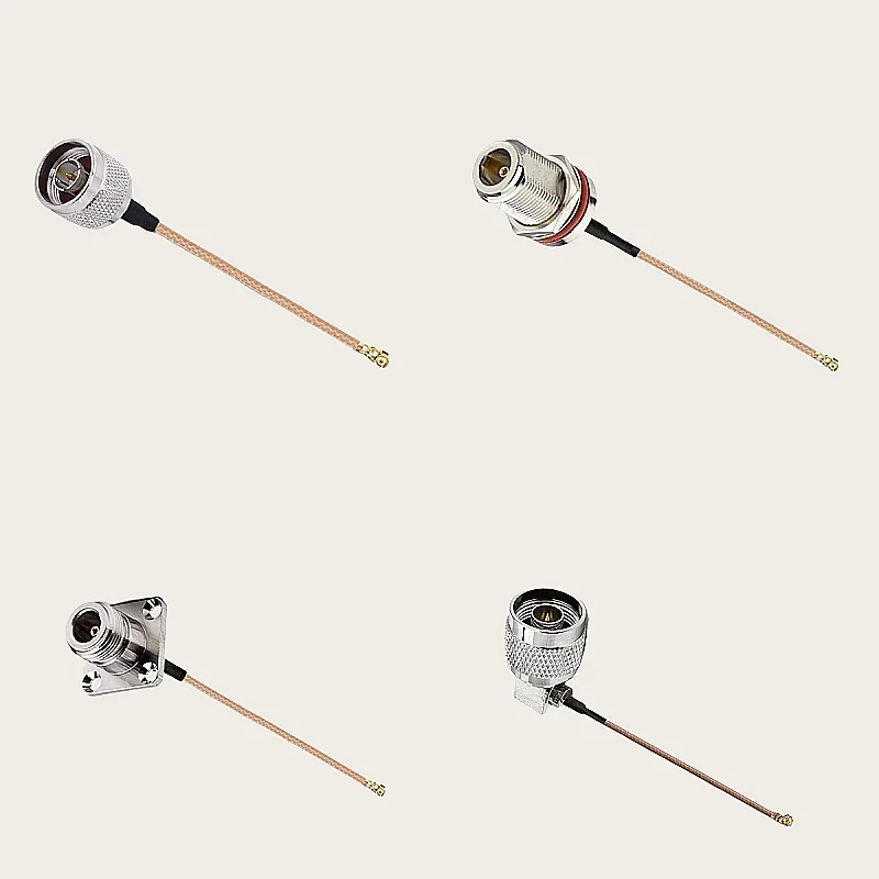 IPEX IPX к N женский водонепроницаемый/4-отверстие фланец/N Мужской прямоугольный RF