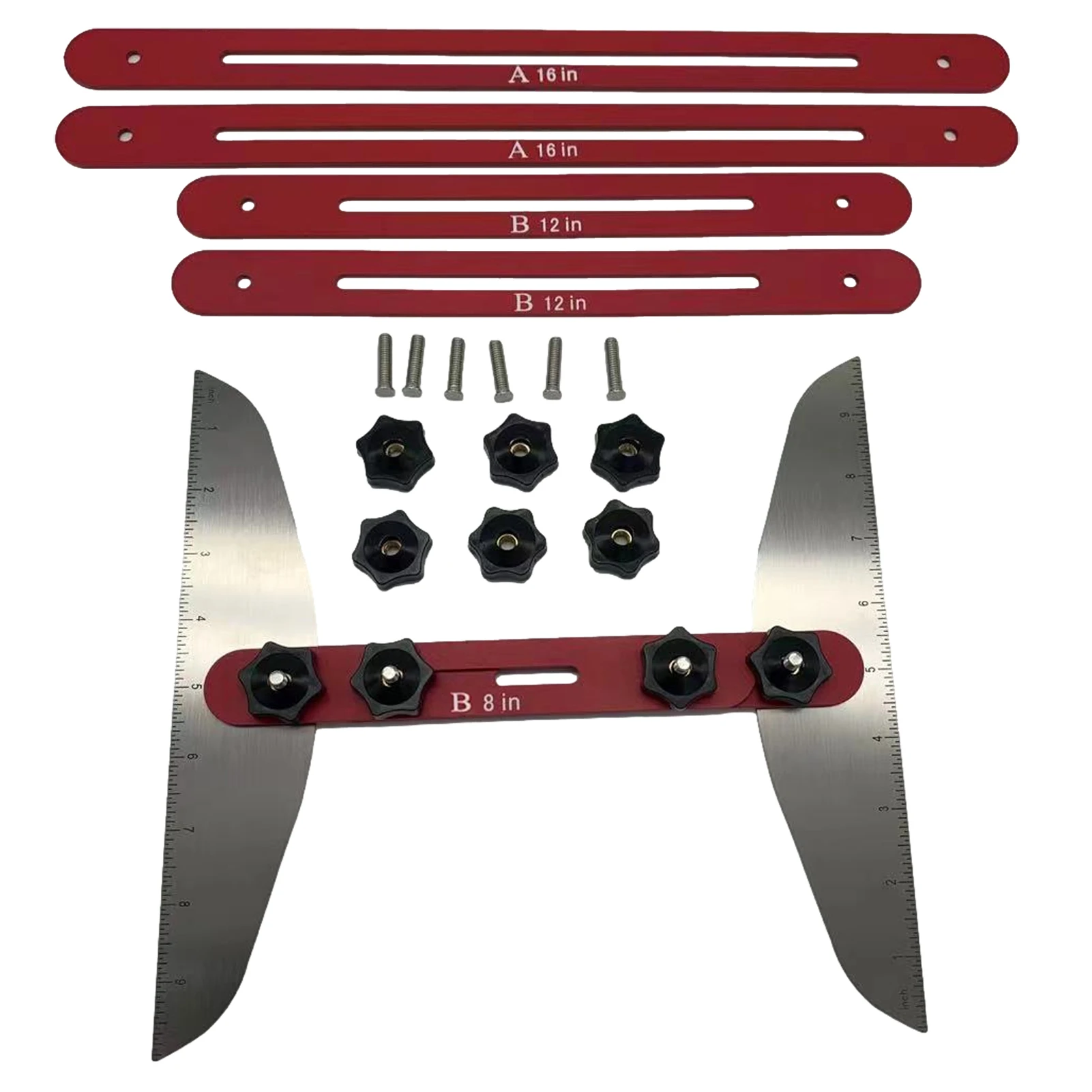 

Металлический измеритель протектора для лестницы, регулируемый измерительный инструмент для лестничных протекторов, домашняя фурнитура, ...