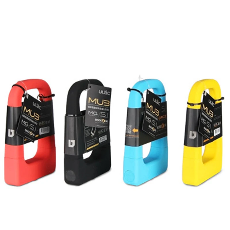 

Замок велосипедный ULAC Противоугонный, замок на велосипед с 3 ключами, прочный U-образный замок из магниевого сплава для велосипеда, мотоцикл...