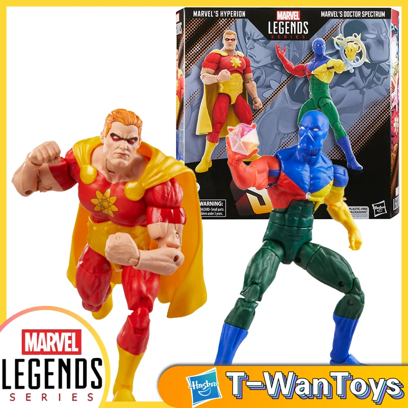 

Hasbro Marvel Legends Series Squadron Supreme Marvels Hyperion and Doctor Spectrum 6-Inch(15Cm) Original Collectible Figure
