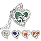 Новинка 2022 Подвеска для ароматерапии диффузор дерево Любовь Сердце эфирное масло диффузор ожерелье духи медальон ожерелья ювелирные изделия