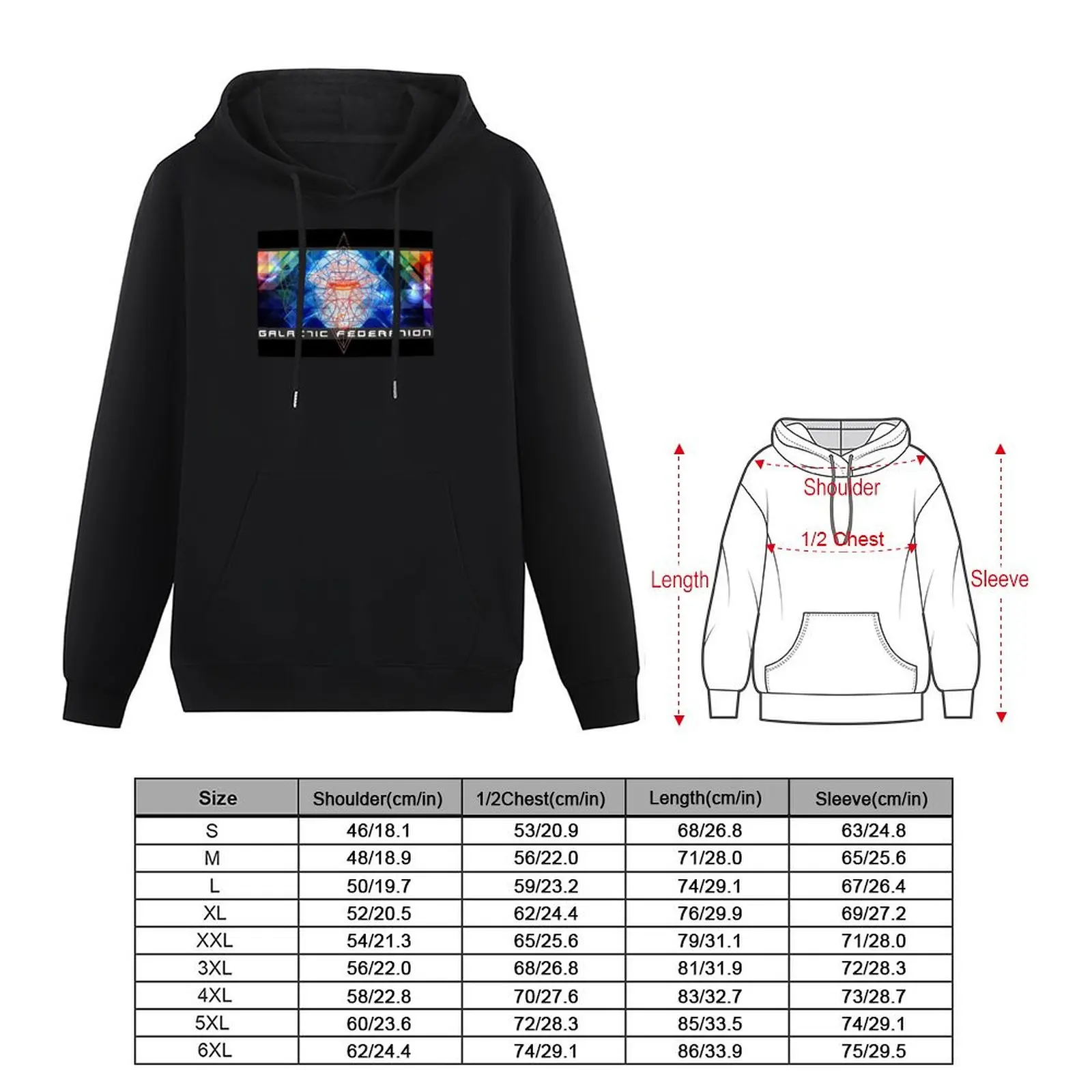 Galactic Federation of Light - пуловер Sananda с капюшоном мужская осенняя одежда толстовка
