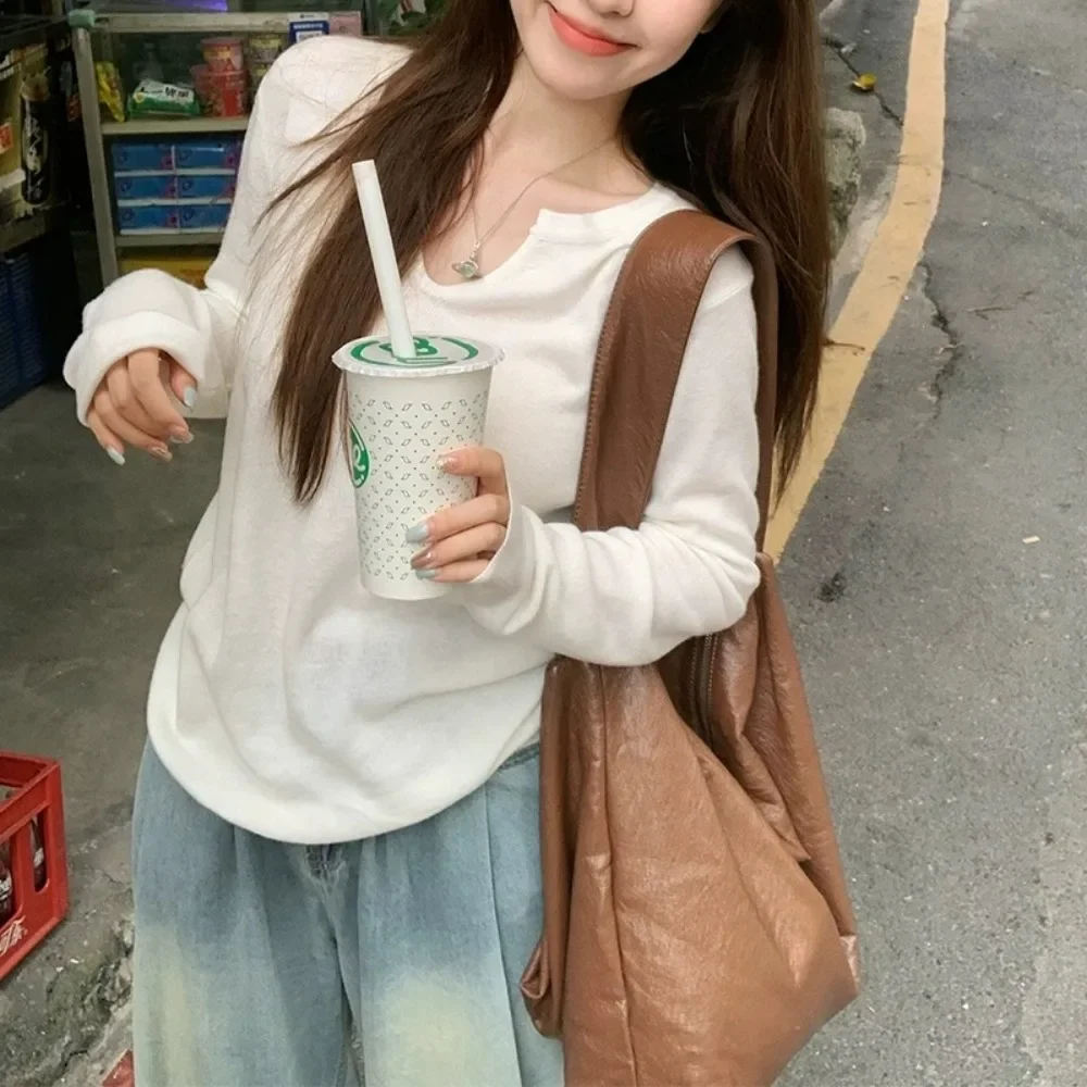 Пуловеры для женщин нежные с v-образным вырезом приятные кожи мягкие тонкие