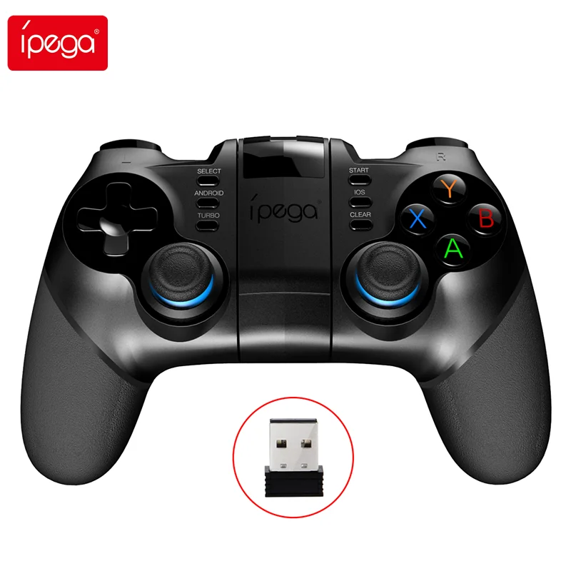 

Ipega PG-9156 Bluetooth Gamepad 2.4G Wireless Game Controller Mobile Trigger Joystick For iOS MFI Games Android TV Box PC PS4
