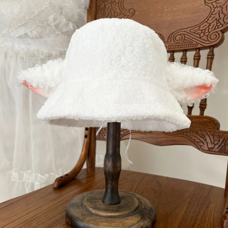 

Anime Sheep ear cap Fisherman hat Lolita Cosplay Prop