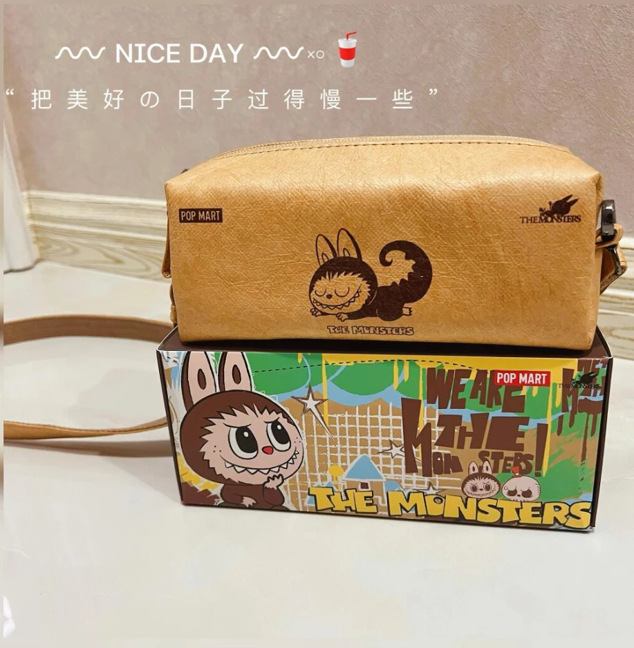 Новый Pattegenuine Zimomo Labubu аксессуары ручной работы сумка через плечо ретро сменная