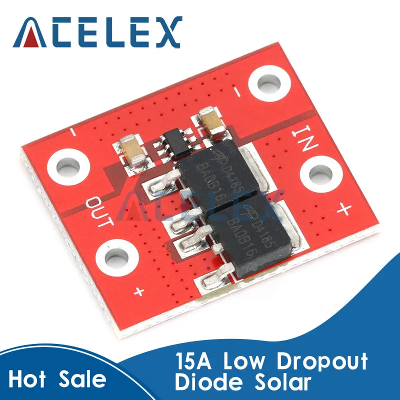 

Идеальный диод, диодный Солнечный фонарь, защита от обратного орошения и зарядки, защита от обратного орошения, 15а