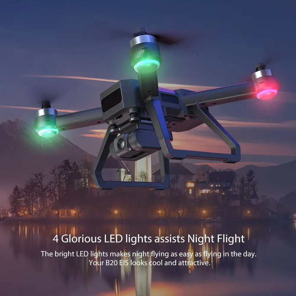 MJX B20 EIS с 4K 5G WIFI Регулируемая HD широкоугольная камера оптический поток