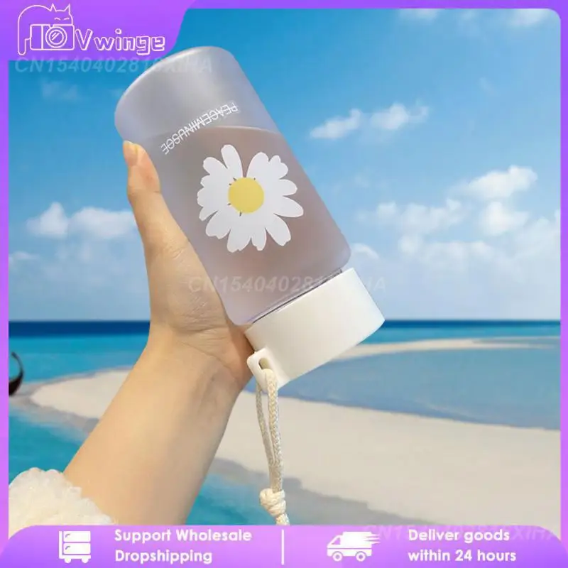 

General Cold Juice Water Cup Plastic Drinkware Straw Waterbottle Cute Travel Tea Cup Large Capacity Straw Water Cup Water Bottle