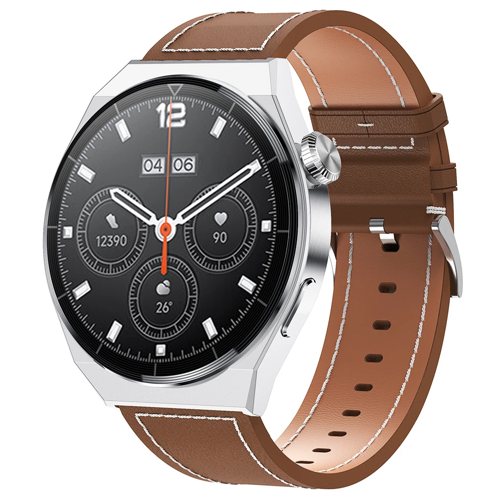 

For 2022 New Bluetooth Call Smart Watch Men Android GT3 Full Touch Screen Fitness Tracker Heart Rate Waterproof Smartwatch Andro
