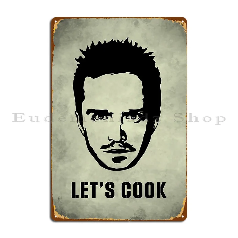 Jesse Pinkman Let Cook металлический плакат для гаража Настенная роспись кинотеатра