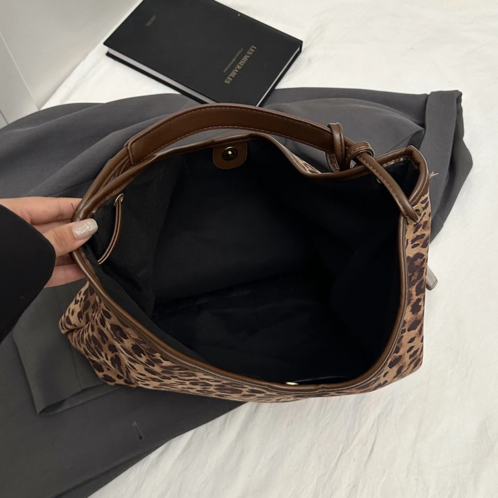 Женская сумка через плечо из искусственной кожи с леопардовым принтом