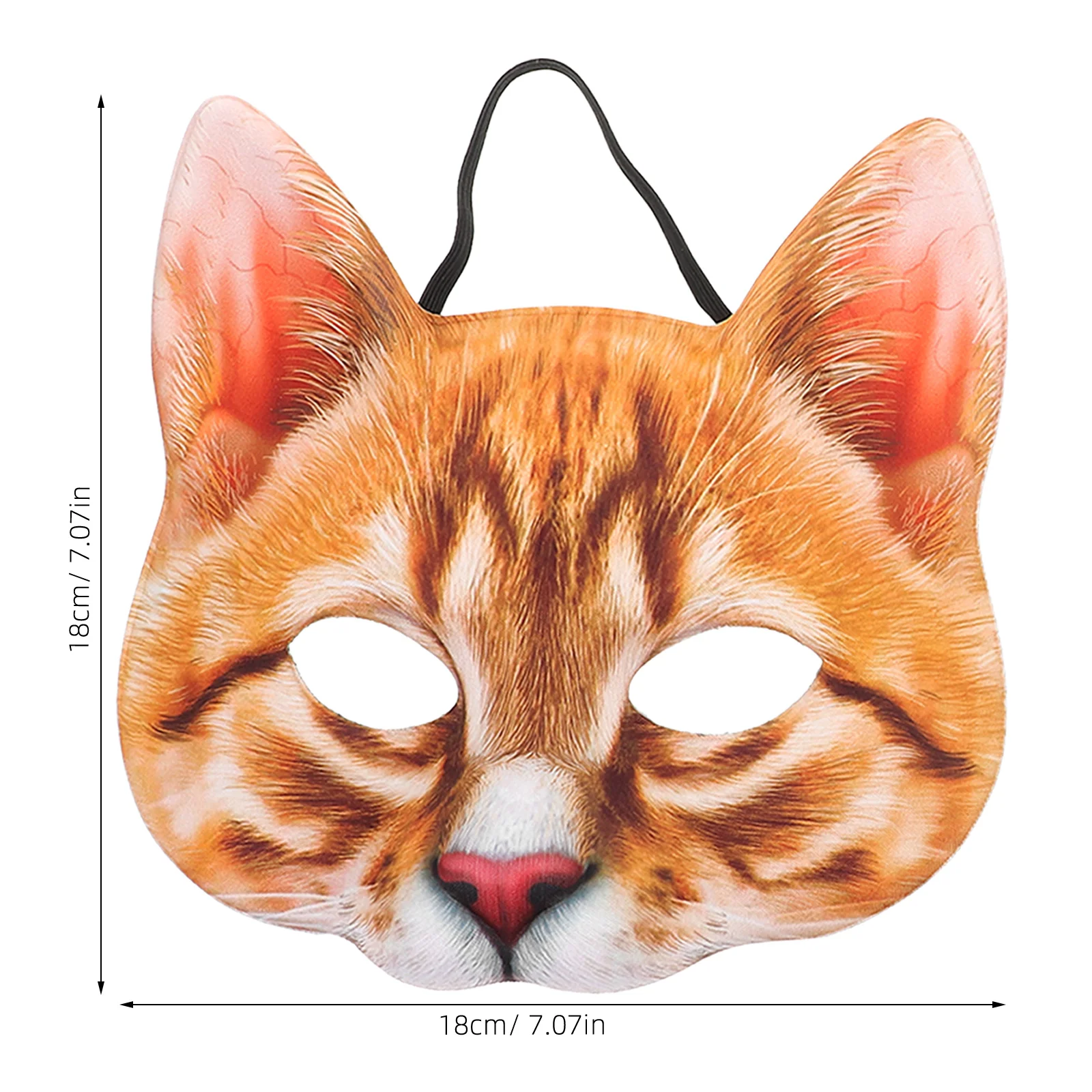 2 шт. маска на Хэллоуин декоративная кошка для взрослых косплей ткань аксессуар