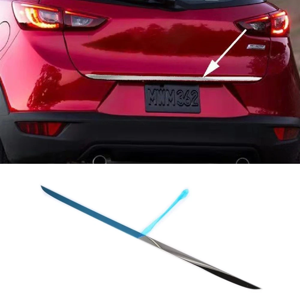 

Отделка багажника из нержавеющей стали для Mazda CX-3 CX3 2017 2018 - 2021