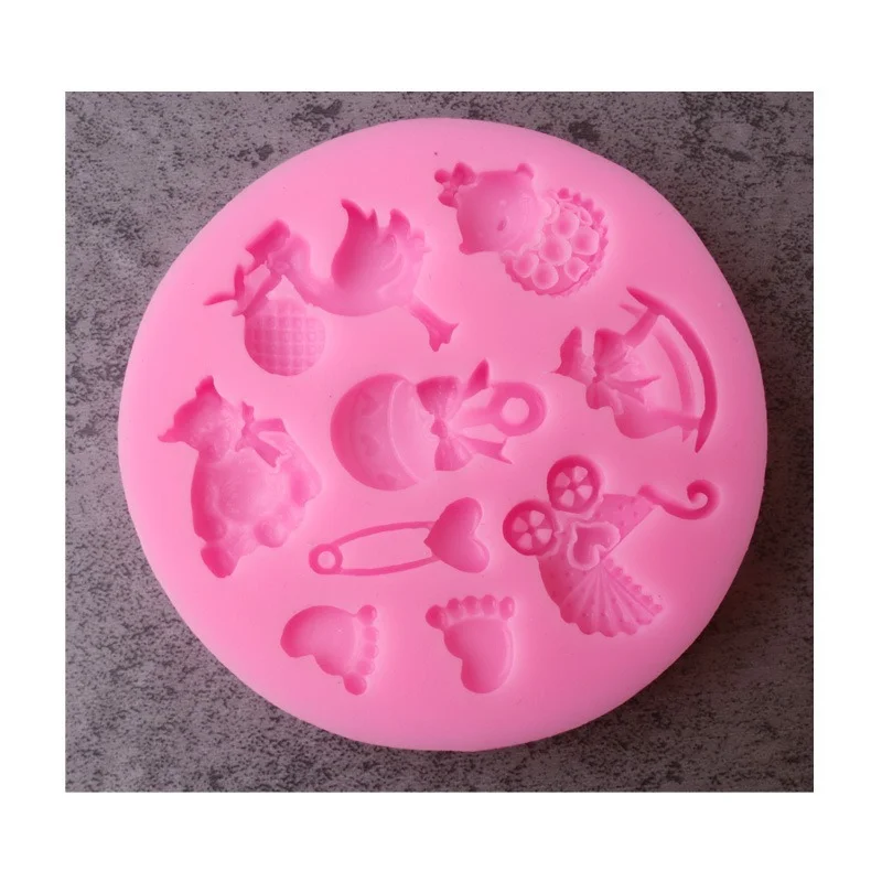 

Baby, Car, Bear, Silicone Fondant Chocolate Molds DIY Cake Resin Mold For Baking Pastry Cup Cake Decorating Kitchen Tools