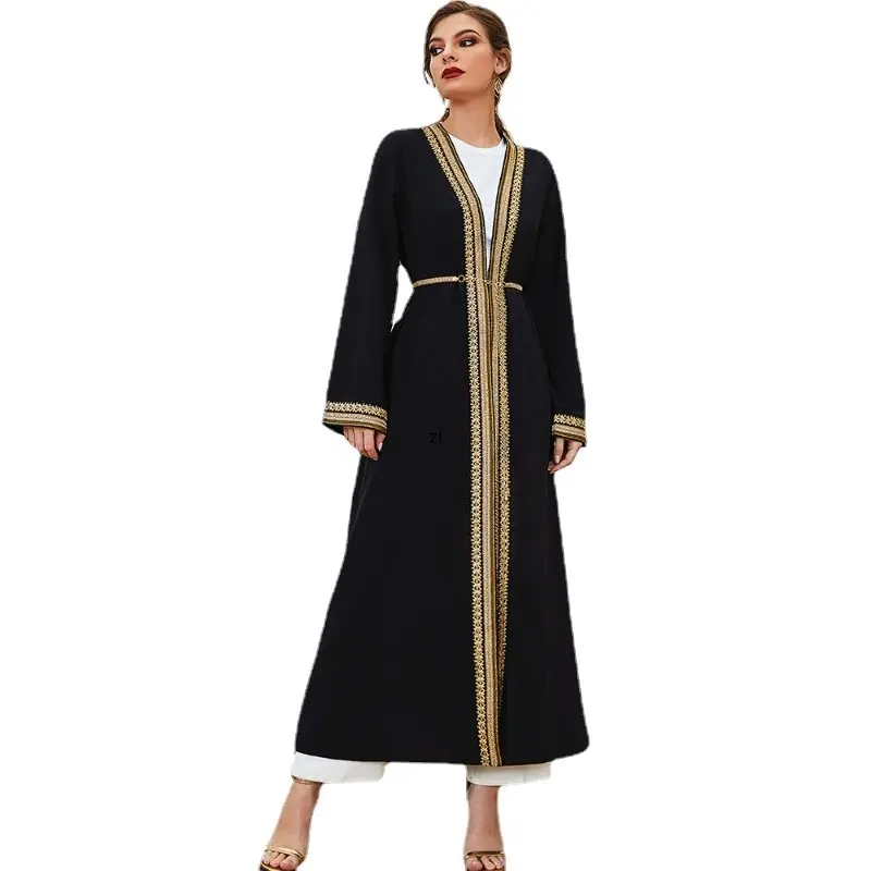 

Ramadan Turkey Muslim Abaya Dress Women Morocco Kaftan Lace Party Dresses Belted Dubai Abayas Belted Maxi Vestdios 2023 Robe Eid