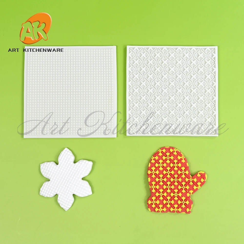 Рождественская текстура шоколадная силиконовая форма сделай сам торт