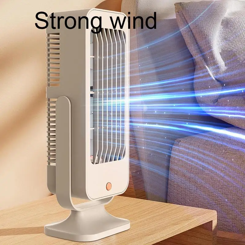 Охладитель Настольный вентилятор Перезаряжаемый через USB двухлопастной