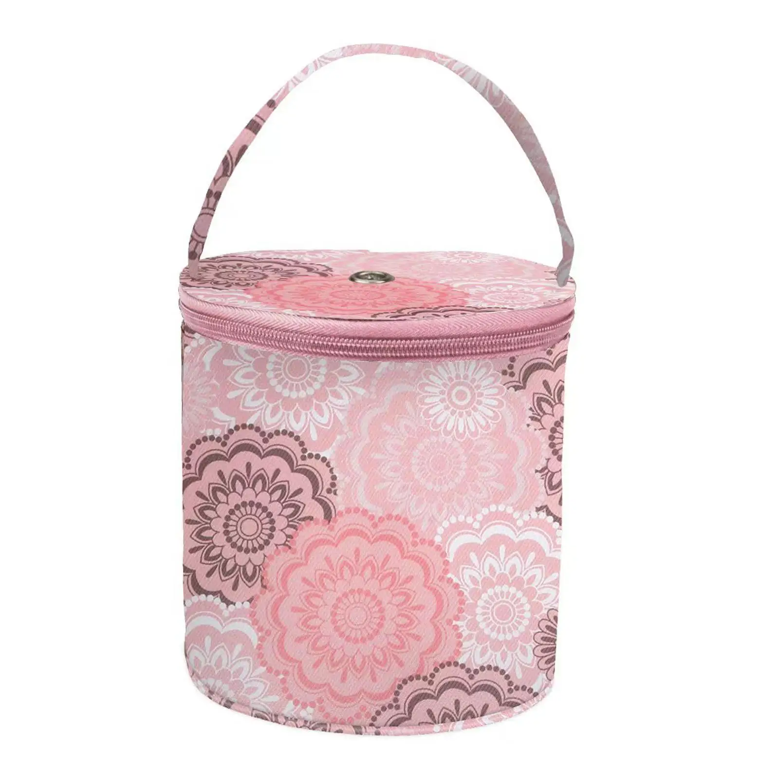 

Yarn Drum Lightweight 14cmx14cm Knitting Durable 600D Oxford Cloth Portable Scissors with Hole Crochet Supplies Yarn Storage Bag