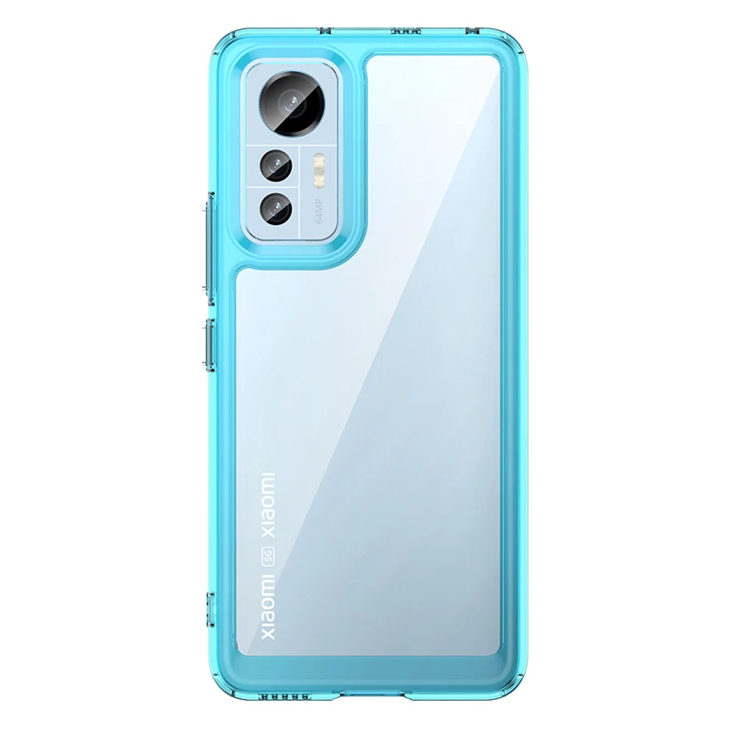 Soft Transparent Case For Xiaomi 12 Lite Case Bumper Anti-knock Silicone Color Back Cover Xiaomi 12 Lite Case For Xiaomi 12 Lite