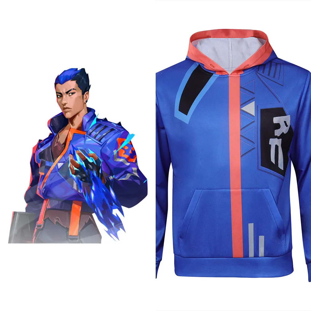 

Костюм с капюшоном для косплея по мотивам игры Valorant Yoru, мужское пальто, наряды, костюм для Хэллоуина, карнавала, вечеринки для мужчин, искусственная Маскировка