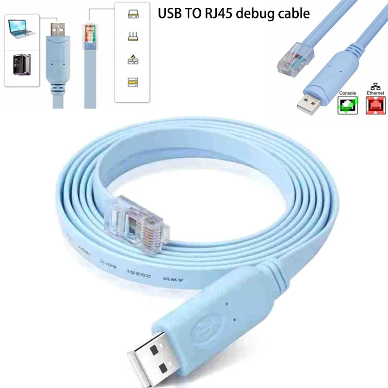 

1/1. 51,8/3 м USB к RJ45 для консоли Cisco USB кабель отладочная линия для маршрутизатора Cisco H3C HP Arba 9306 Huawei опрокидная консоль