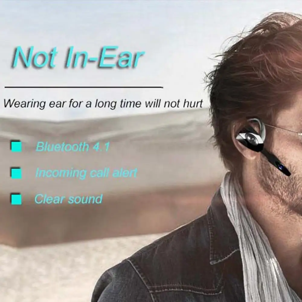 Наушники гарнитура Bluetooth-Совместимость 5 0 EX-01 ушной крючок спортивная Гарнитура