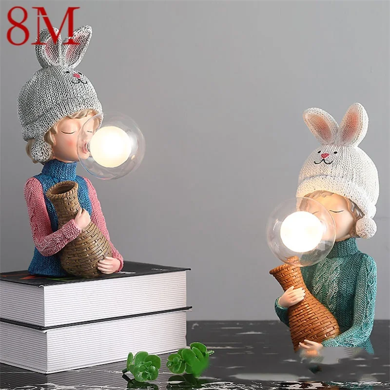 

8M Nordic Postmodern Table Lamp LED Originality Cartoon Decorative For Desk Living Room Bedroom Lights