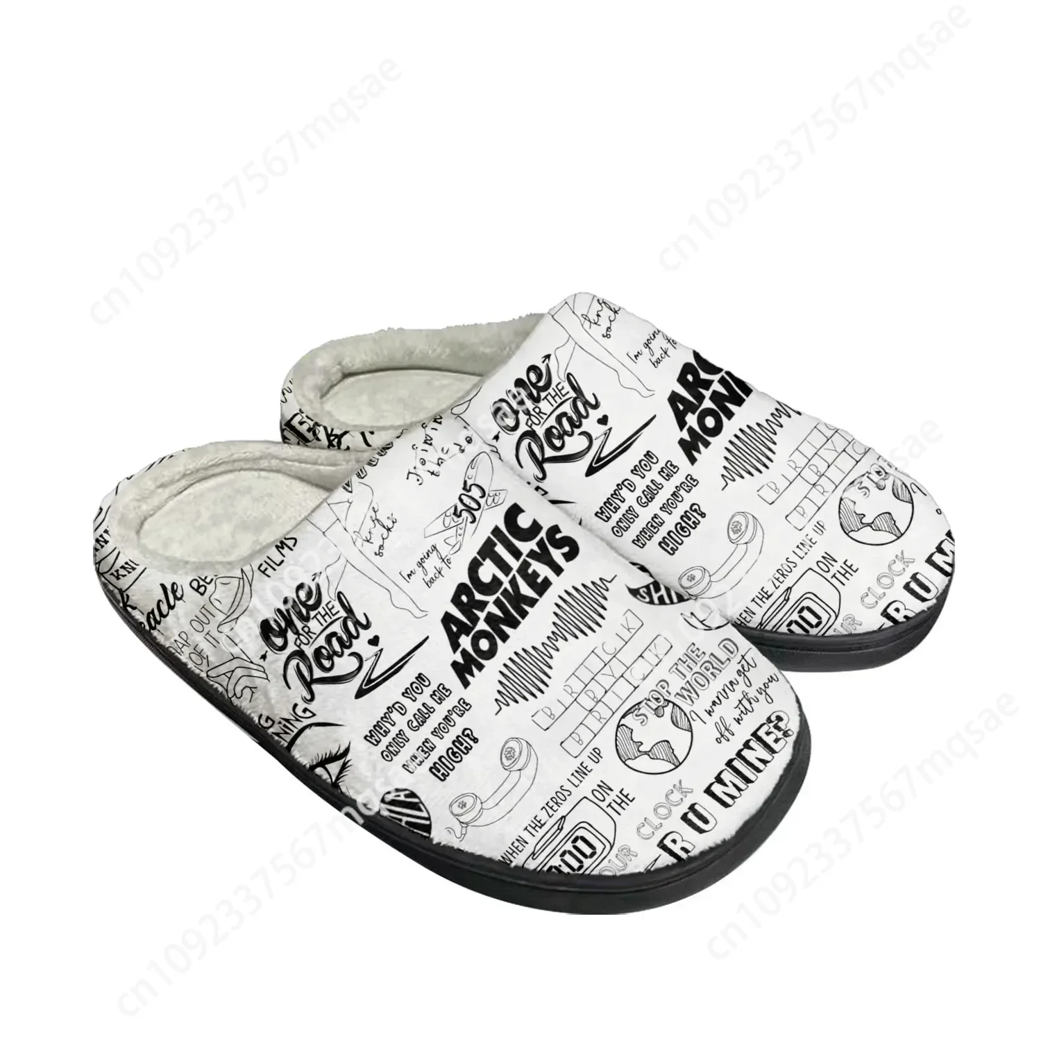 Тапочки мужские/женские хлопковые домашние сандалии с плюшевой подкладкой