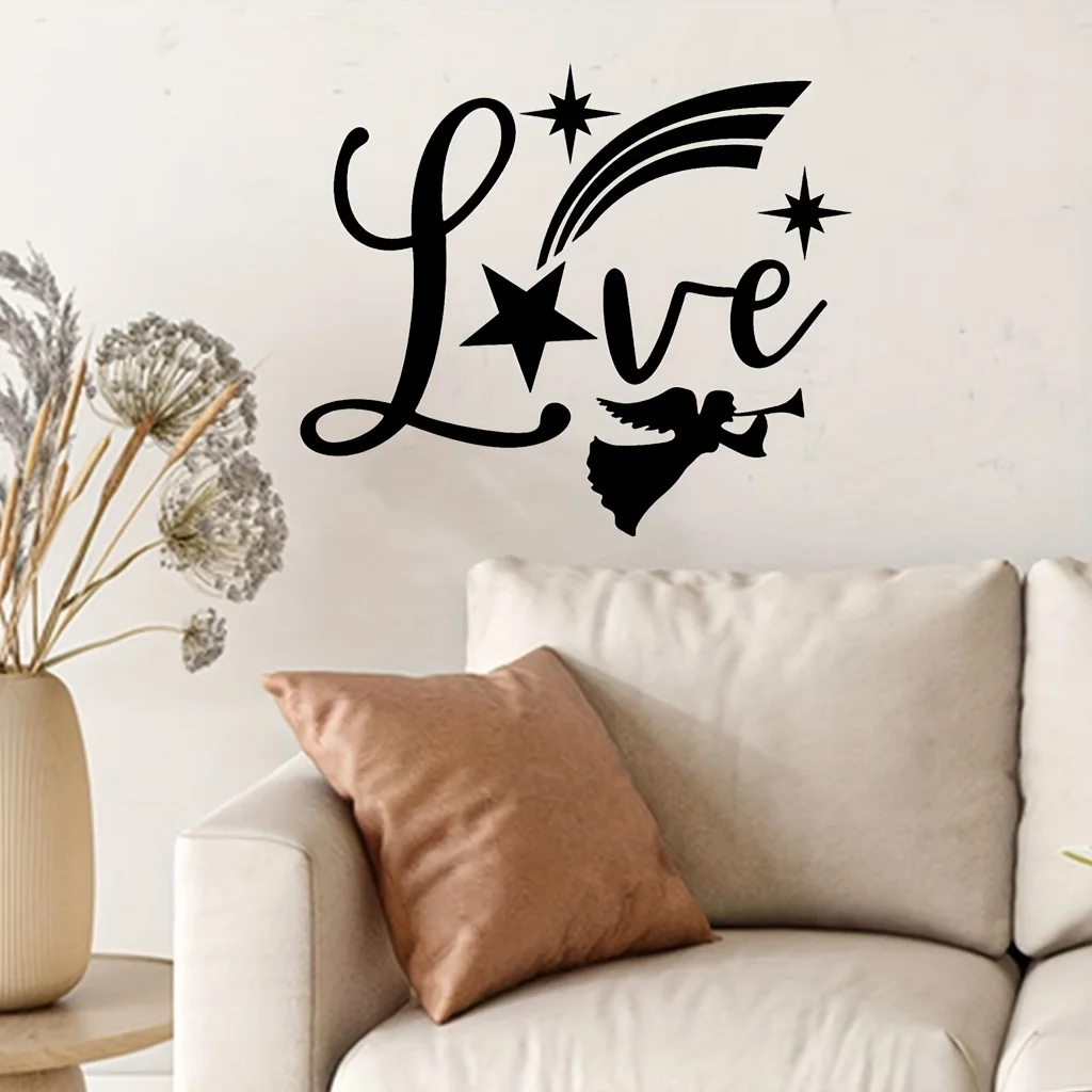 Романтические наклейки на стену в стиле любви подходят для гостиной и спальни