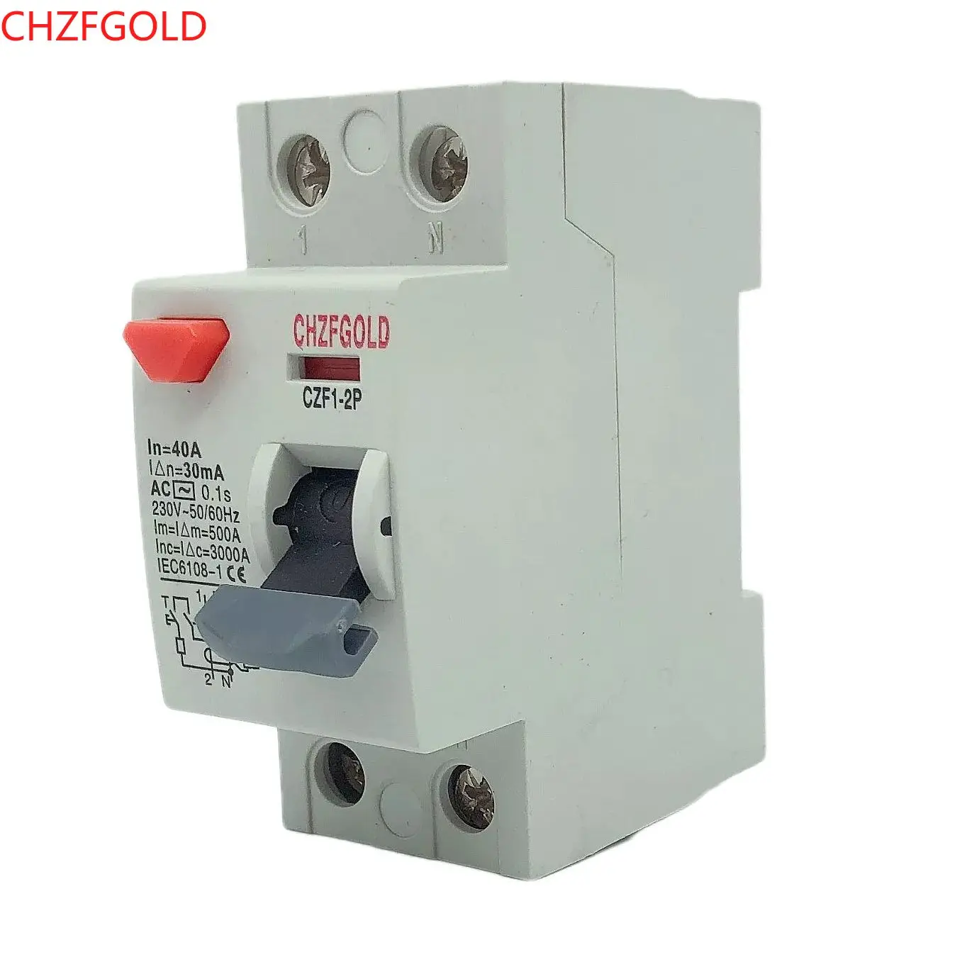 

CHZFGOLD CZK6 RCCB 12- 2P 16A 25a 32A 40a 63a 80A 100AResidual автоматический выключатель, защита от перенапряжения, выключатель ac110v 60