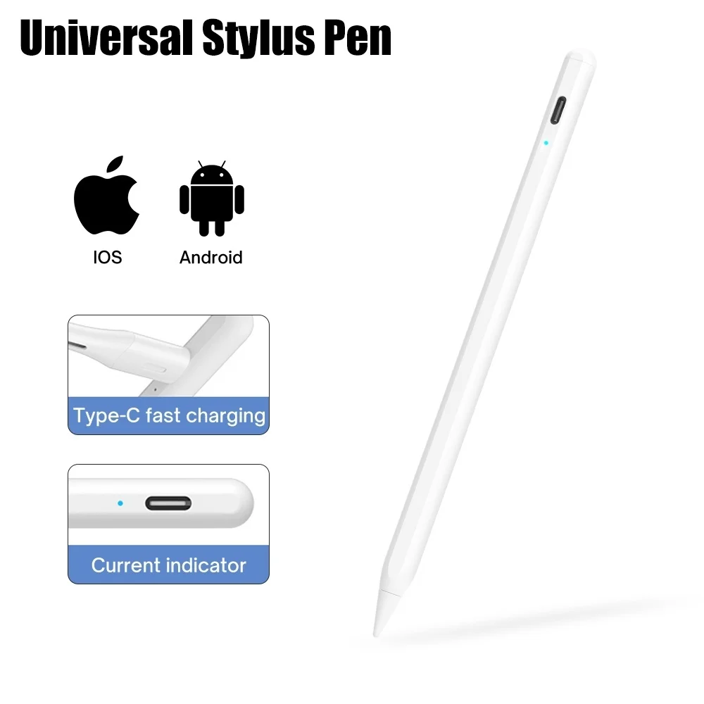 

Стилус для Apple Pencil iPad, сенсорный Стилус для планшета iOS Android, стилус для телефона iPad Pro Samsung Huawei Xiaomi Mi Pad, карандаш