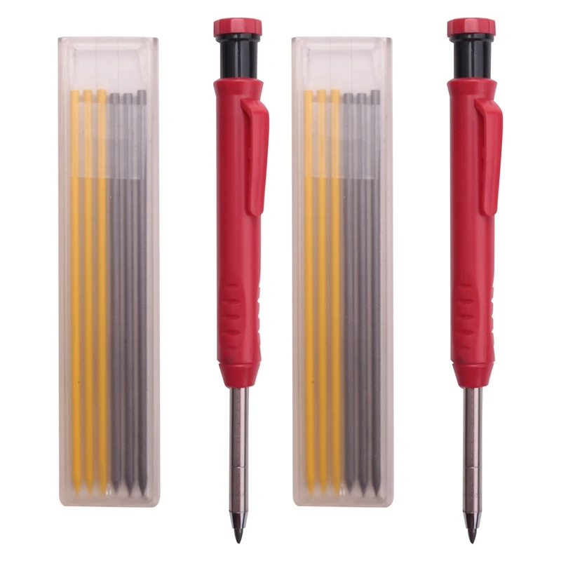 

Carpenter Mechanical Pencils Solid Carpentry Automatic Pencils Set For Drawing Making Scribing Woodworking