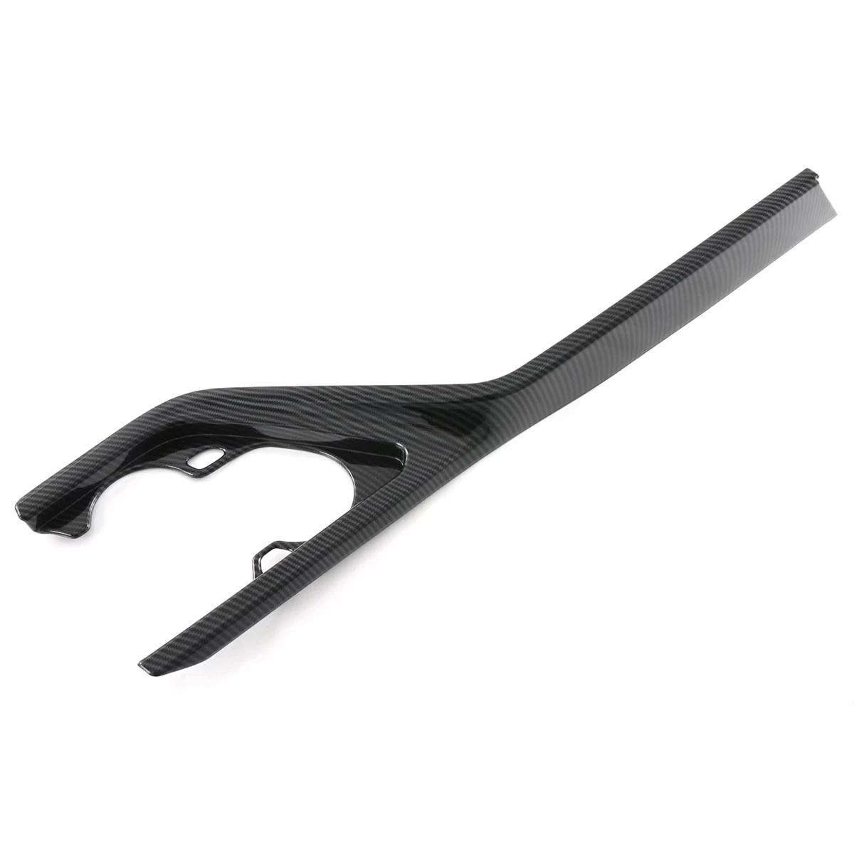 

For Kia NIRO 2022 Carbon Fiber Car Center Console Water Cup Holder Panel Frame Cover Trim