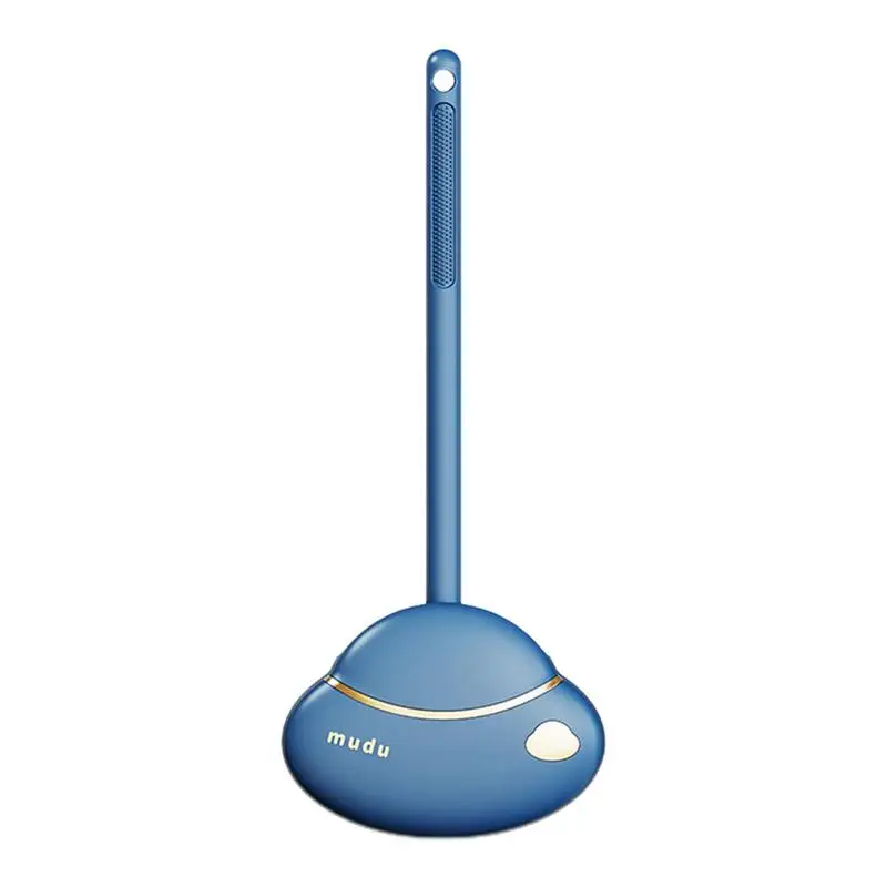 

Toilet Bowl Brush Little Cloud Toilet Cleaner Kit Wall-Mounted Cleaning Tool Drain Holes Ventilation Base Bathroom Deep Cleaning