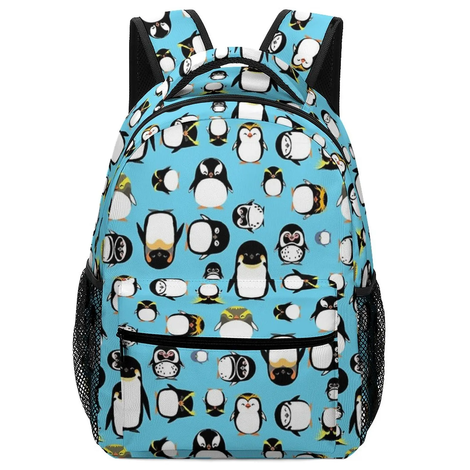 New Know Your Penguins Art Youth Women's Bags for Boys Children School Bags for Women Boys School Bags For Kids