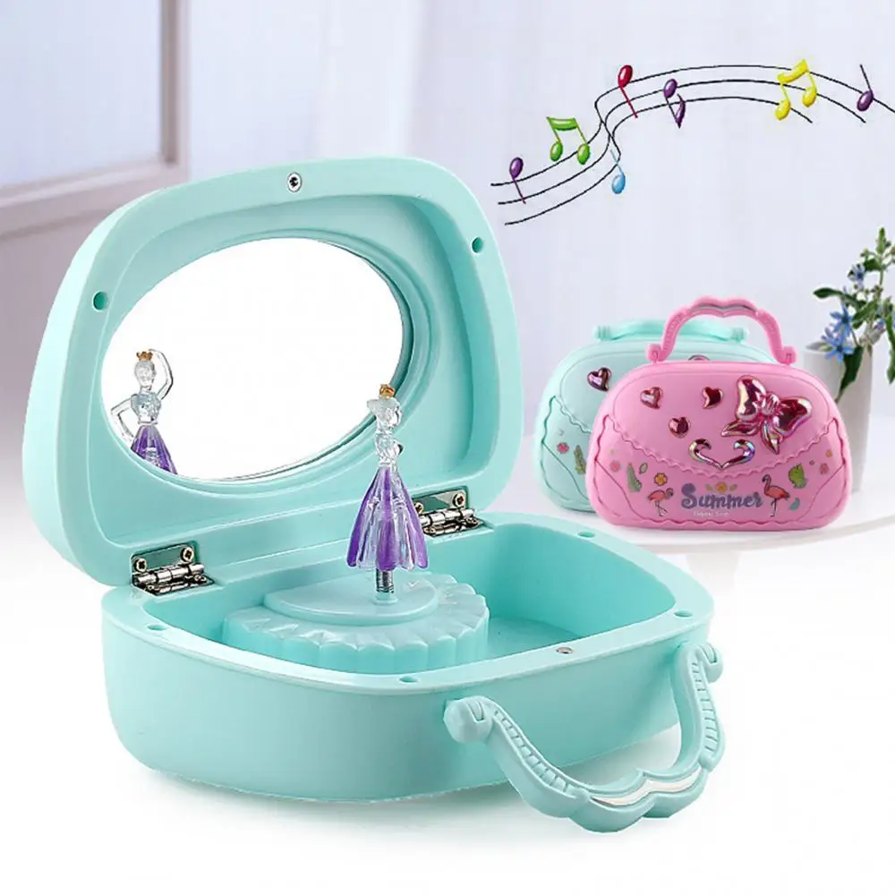 

Birthday Gift Portable Christmas Rotating Ballet Dancing Girl Music Jewelry Box