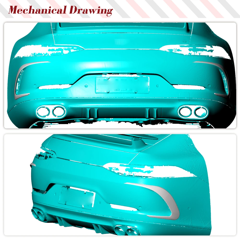 Автомобильные задние бамперы из углеродного волокна крышки вентиляционных