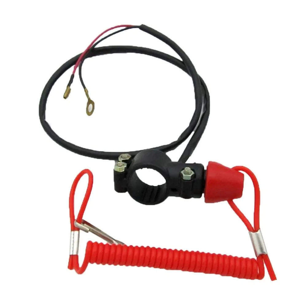 

Tether Lanyard Emergency Kill Stop Engine Switch Push Button for ATV Motorcycle Boat Interruptor de parada l motor matar