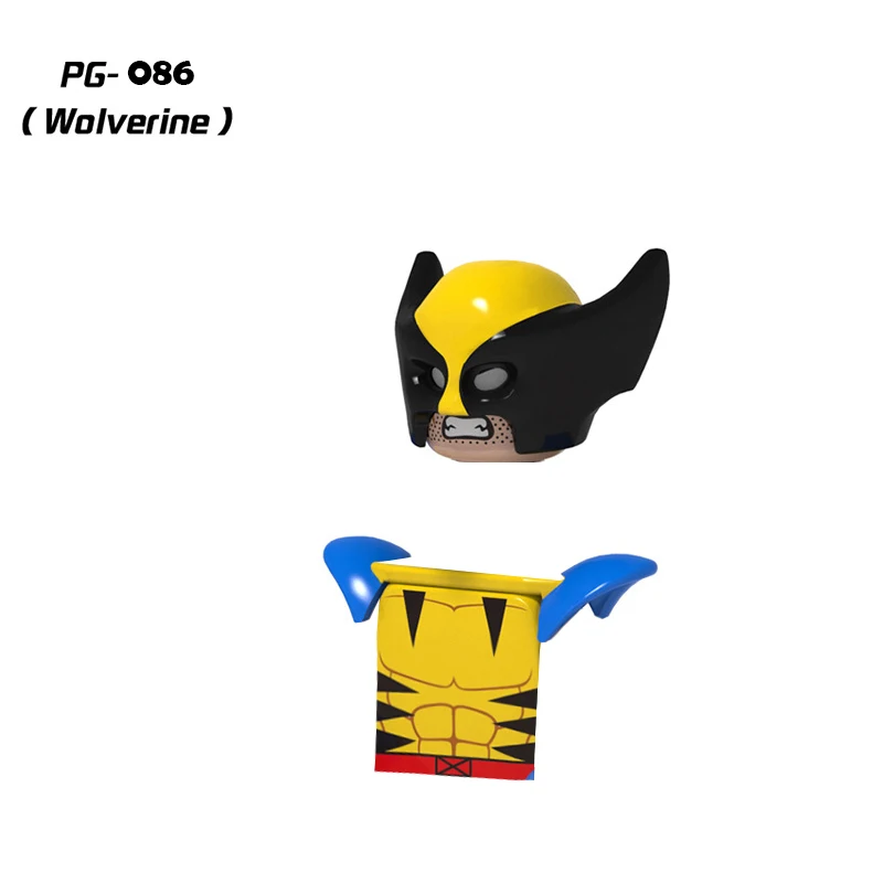 MOC Thor Iron Captain America Man Doctor Octopus Loki Marvels Wolverine Building Blocks Action Figures Kids Toys For Children |