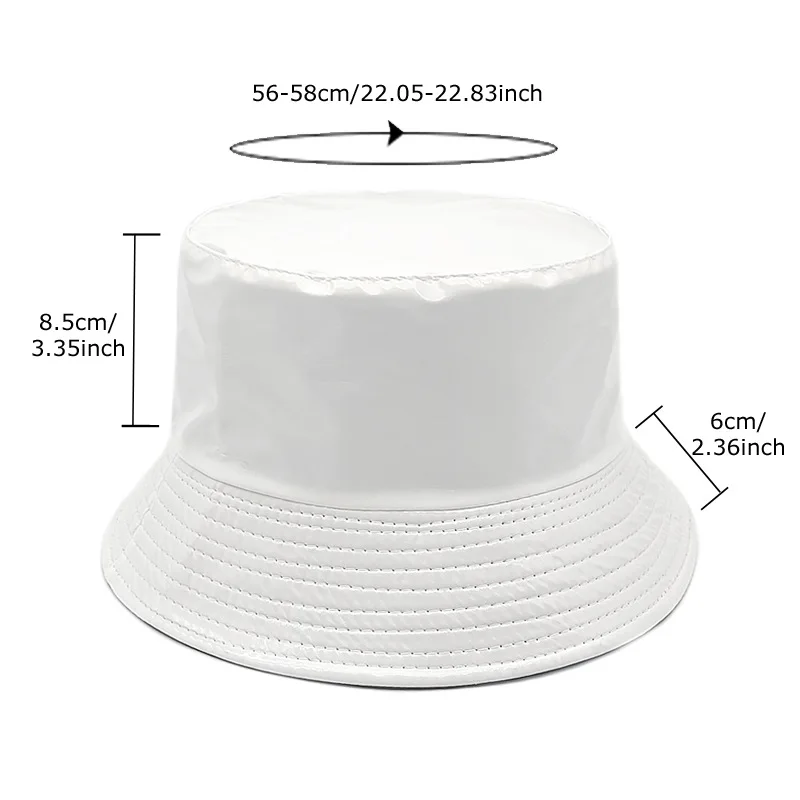 Мужская двухсторонняя шляпа из ПУ кожи золотого и серебряного цвета в