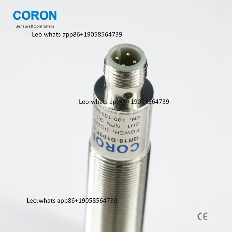 Фото Ультразвуковой датчик QR18-D100R-G с 4-контактным разъемом M12, выходом RS485, отражательным способом считывания, диапазоном 100-1000 мм, класс защиты IP67 №3
