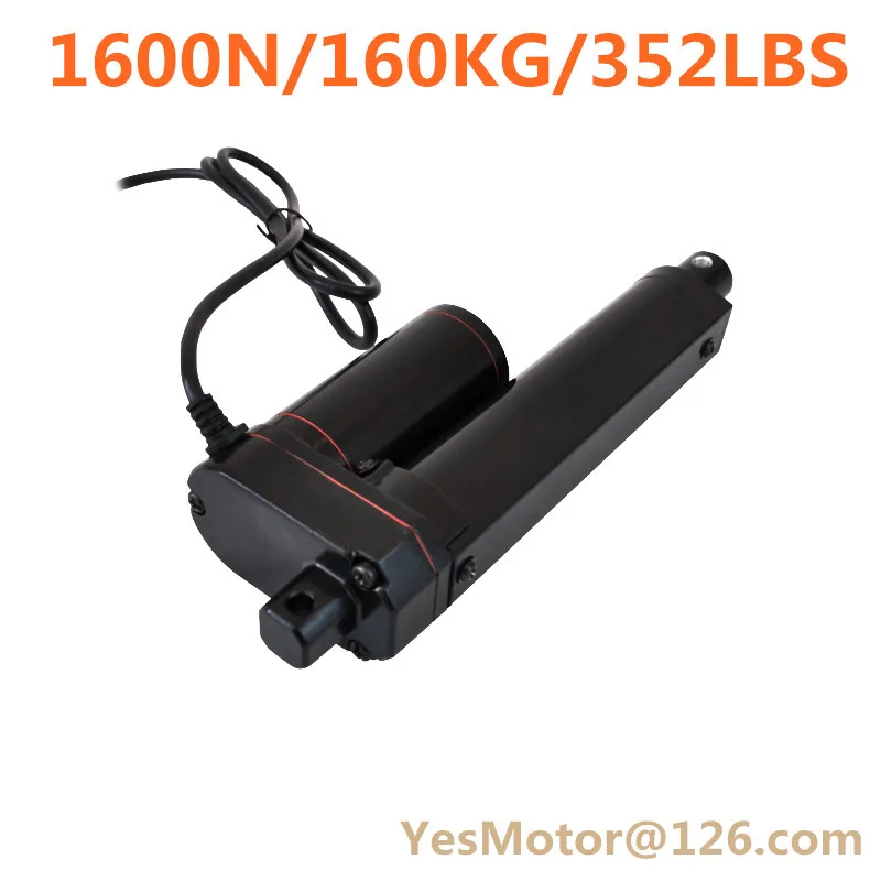 

Новый 12 В 24 В постоянного тока водонепроницаемый линейный привод производитель двигателя по индивидуальному заказу 20/30/50/100/150 мм индивидуальный ход 1600 Н 160 кг нагрузка