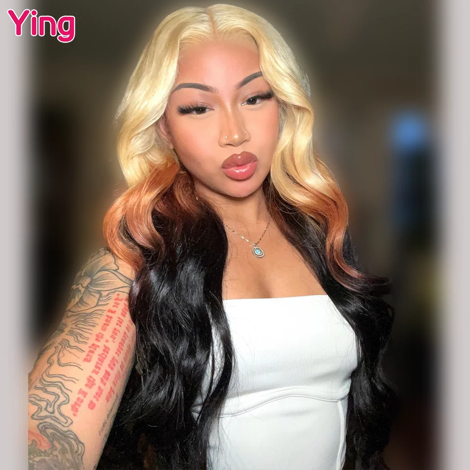 Парик женский из натуральных человеческих волос 13 х4 дюймов 613