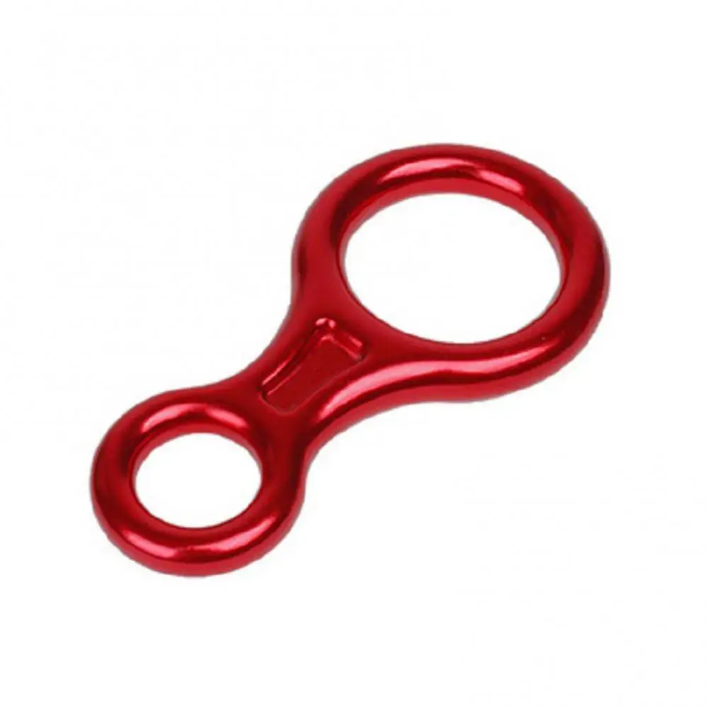 ГОРЯЧИЙ уличный скалолазание 35KN 8-образный спусковой механизм карабин веревка